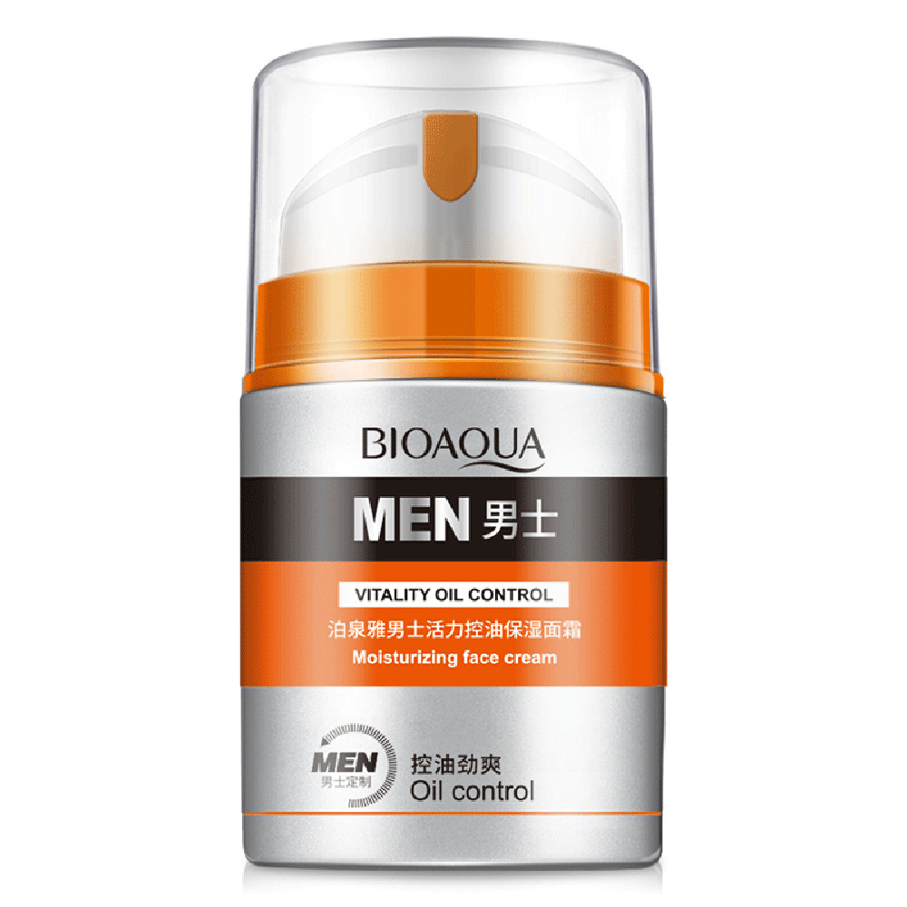 Picture of BIOAQUA Men Validity Oil Control Deep Hydrating Moisturizing Oil-control Face Cream-50g