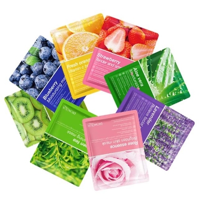 Picture of BIOAQUA plant fruit mask hydrating moisturizing skin color skin care Sheet Mask