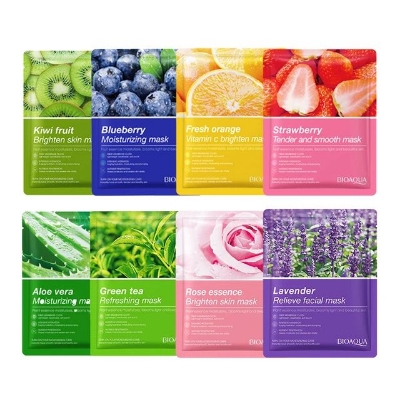 Picture of BIOAQUA plant fruit mask hydrating moisturizing skin color skin care Sheet Mask