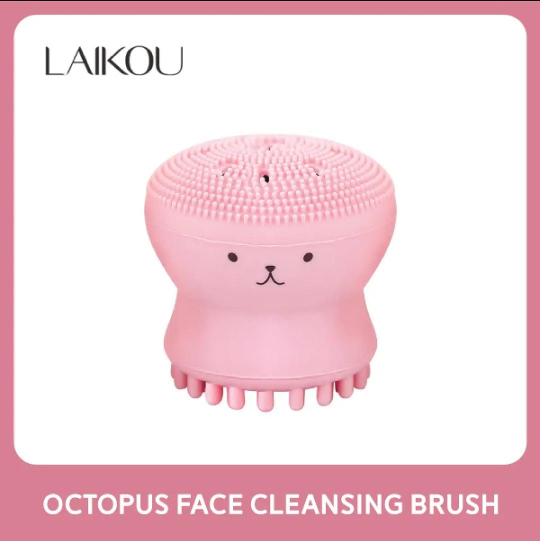 Picture of Laikou Mini Silicone Face Cleanser Massage Brush - 1Pcs - Black Head Remover