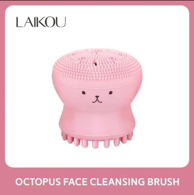 Picture of Laikou Mini Silicone Face Cleanser Massage Brush - 1Pcs - Black Head Remover