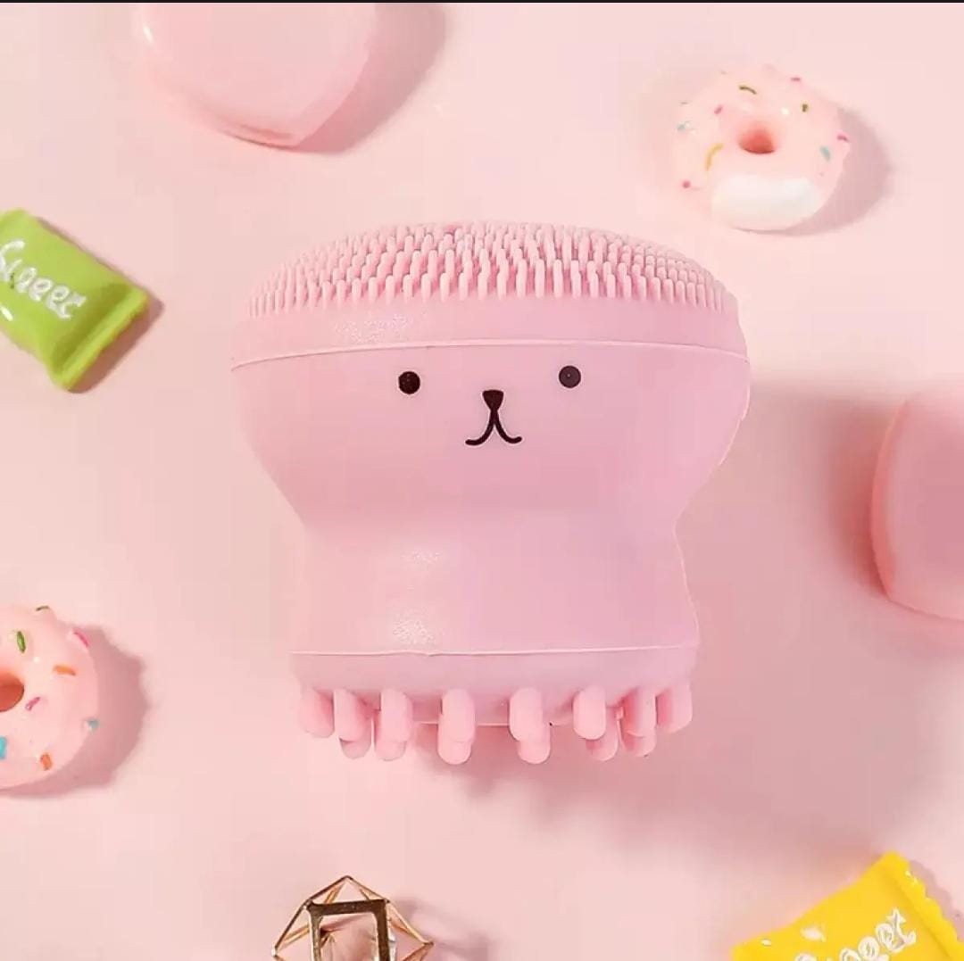 Picture of Laikou Mini Silicone Face Cleanser Massage Brush - 1Pcs - Black Head Remover