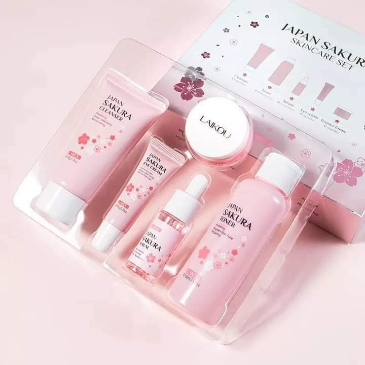 Picture of Laikou Japan Sakura Skincare face pack Set - 207 gm