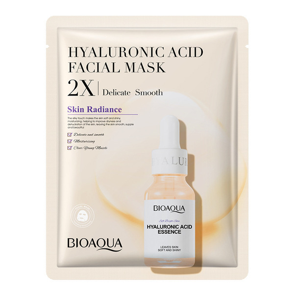 Picture of BIOAQUA HYALURONIC ACID ESSENCE FACIAL MASK (Delicate Smooth) 30G