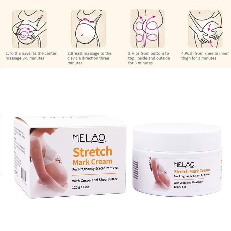 Picture of Melao Stretch Mark Cream For Pregnancy & Scar Removal 120g