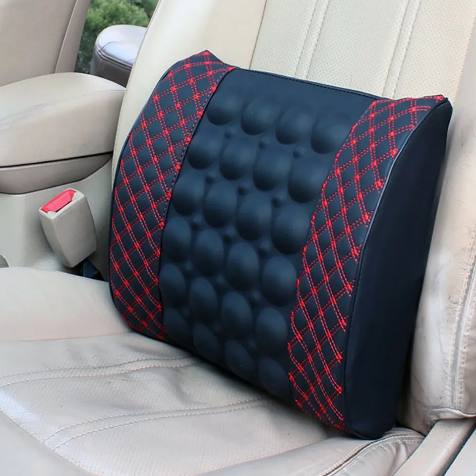Picture of Back Support Electric Massage Vibration Lumbar Car Seat Pillow Cushions