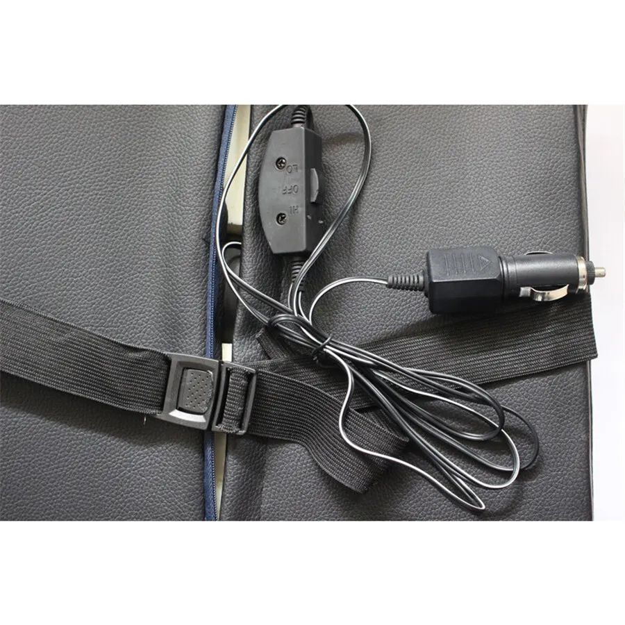 Picture of Back Support Electric Massage Vibration Lumbar Car Seat Pillow Cushions