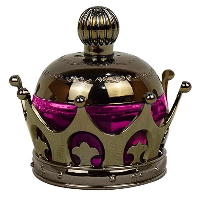 Picture of Crystal crown car perfume seat small ornaments car Golden car luxury metal crown