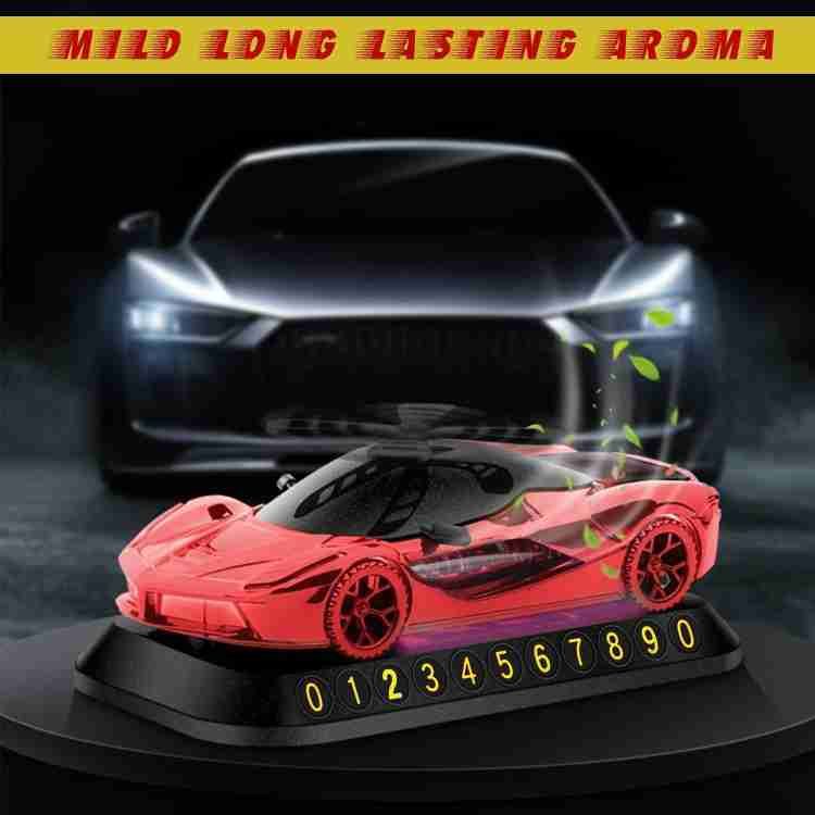 Picture of Ferrari Car Shape Solar Air Freshener 360 Degree Perfume (360 Degree, Red)