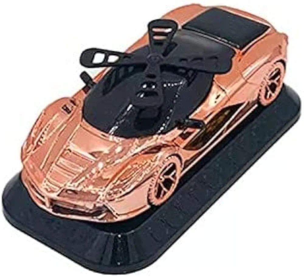 Picture of Ferrari Car Shape Solar Air Freshener 360 Degree Perfume (360 Degree suspension , GOLDEN)