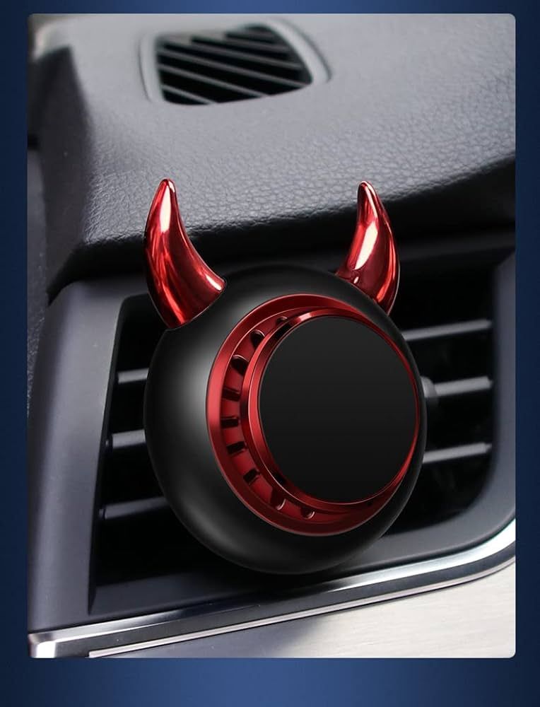 Picture of Creative Bull head Car Air Freshener perfume Air outlet Car Aromatherapy Bring two bottles of essential oils Men's gifts Black