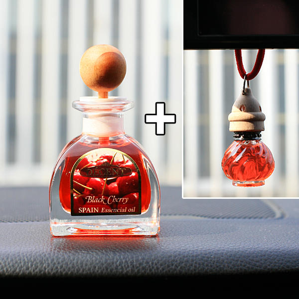 Picture of Spanish Essential Oil Diffuser Set / Car Perfume / Car Air Freshener Black Cha