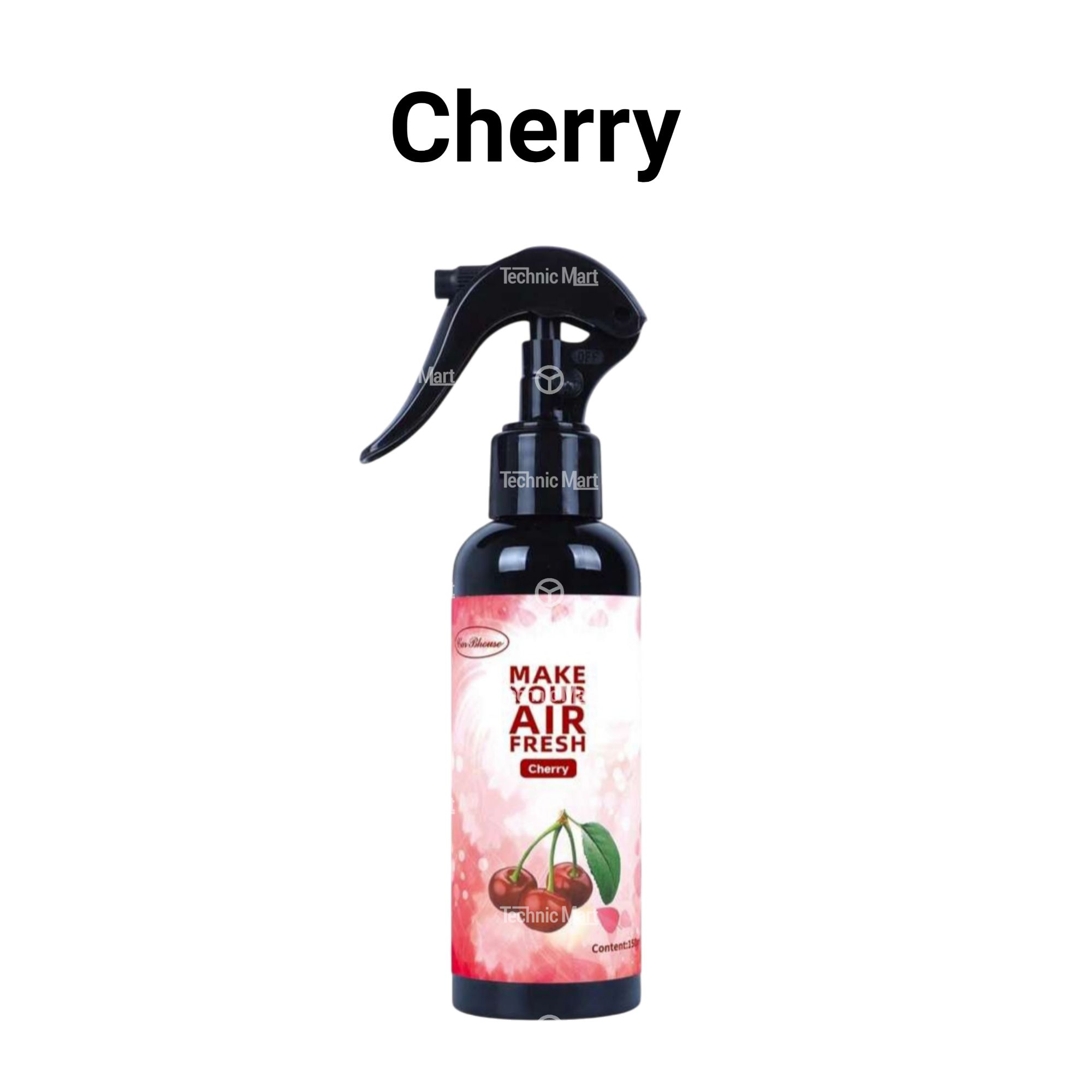 Picture of MAKE YOUR AIR FRESH 9 Fragrance- Car, Home, Office - 1- Cherry, 2- Bubble Gum, 3- Cologne, 4- Vanilla,
5- Strawberry, 6- Jasmine, 7- Lemon, 8- New Car,
 9- Black ice