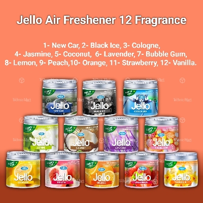 Picture of Jello Air Freshener- 12 Fragrance - Car, Home, Office perfume.