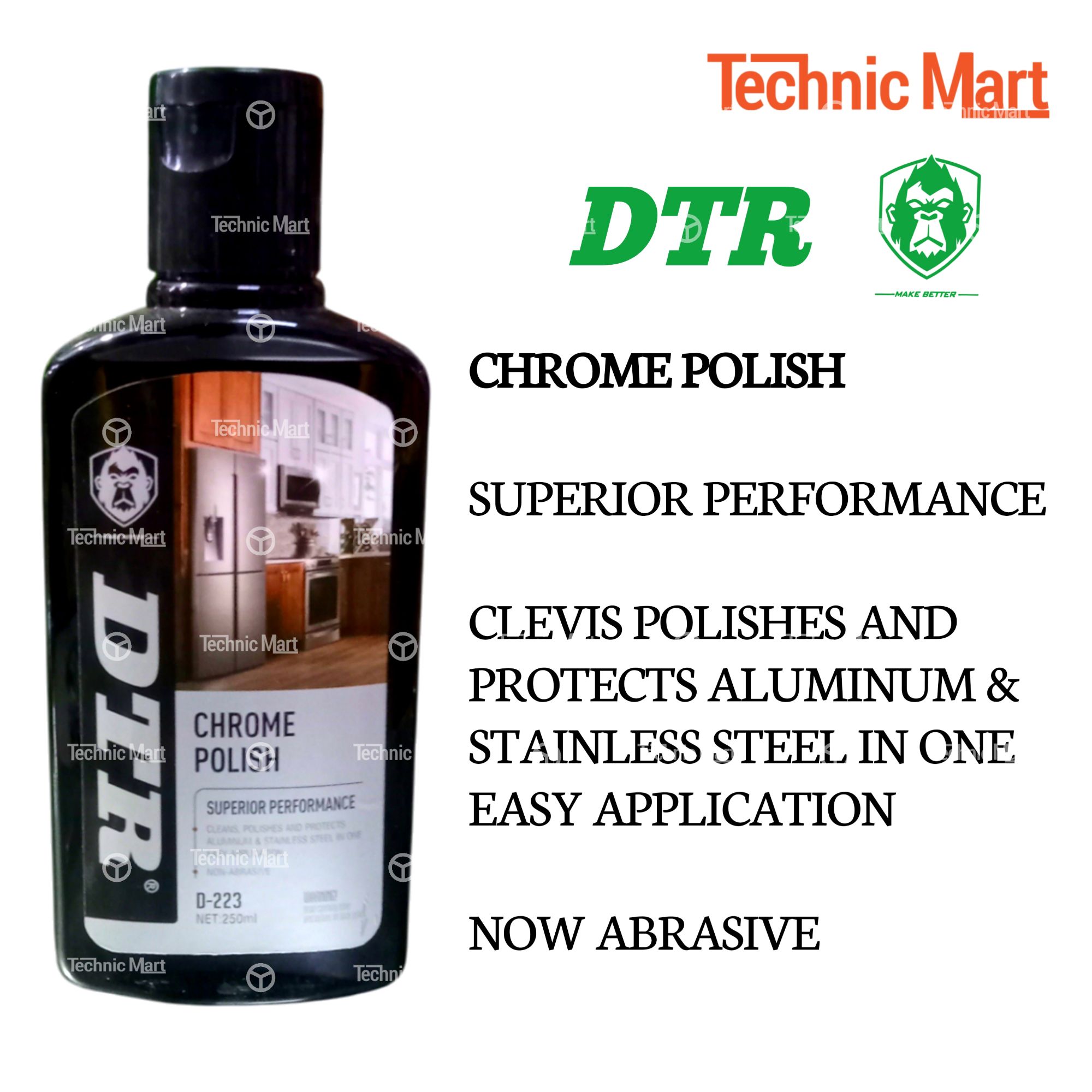 Picture of High-Performance Formula with DTR Chrome Polish for Chrome and Metal Perfection
