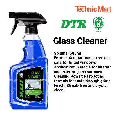 Picture of DTR Glass Cleaner for Car: Streak-Free Shine and Crystal Clear Visibility