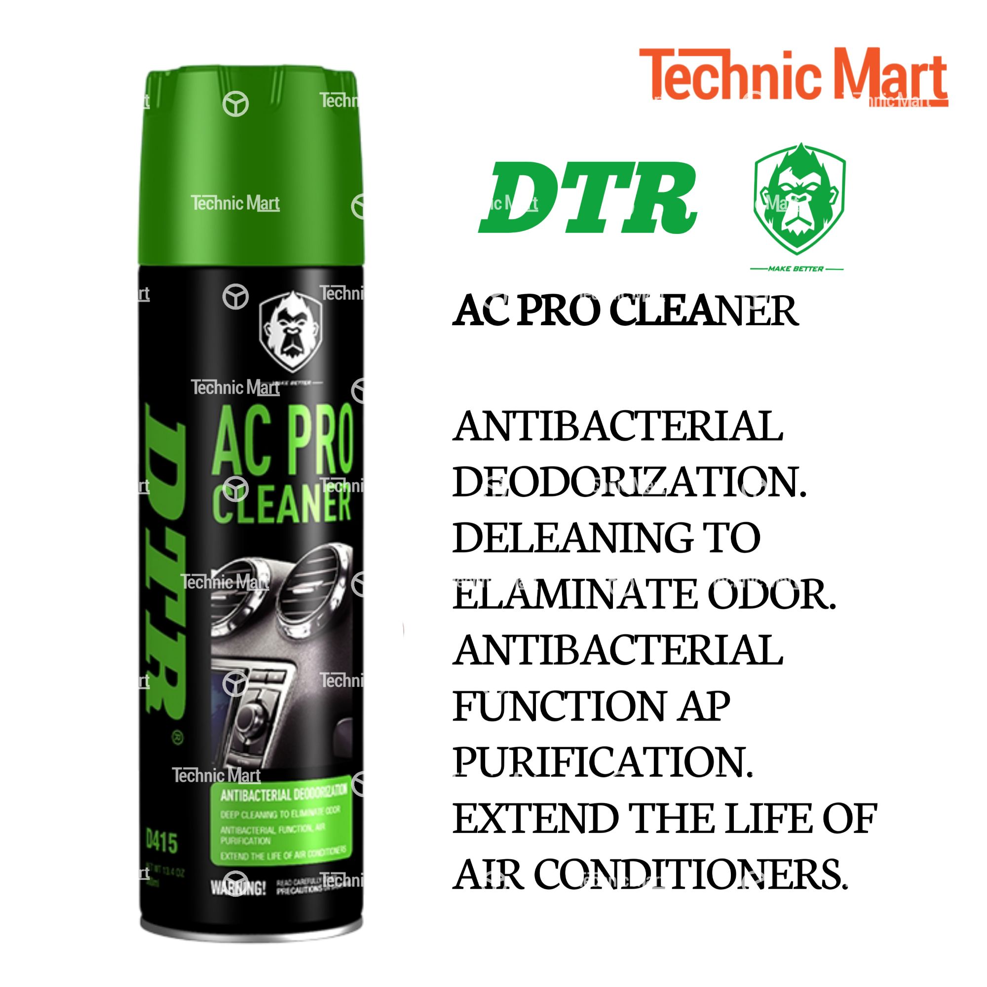 Picture of DTR Ac Pro Air Conditioner Cleaner 500ml - Ultimate AC Cleaner for Fresh and Efficient Cooling