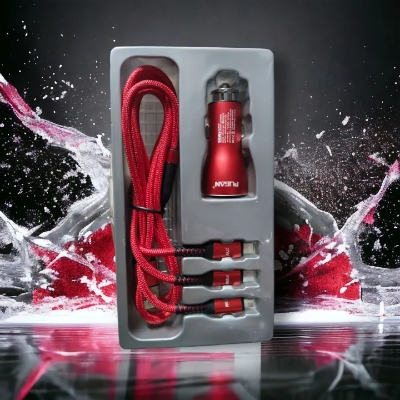 Picture of 3in1 Car Fast Charger 96W 15A