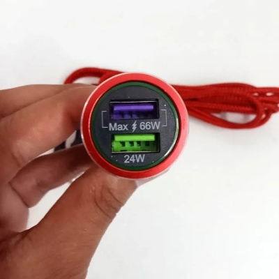 Picture of 3in1 Car Fast Charger 96W 15A