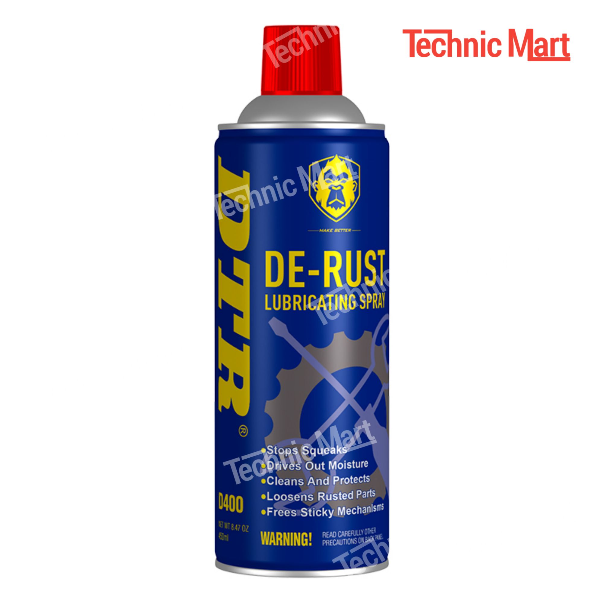 Picture of DTR De-Rust Lubricating Spray – Ultimate Rust Remover and Lubricant