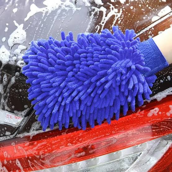 Picture of Car Washing and Cleaning Microfibre Hand Mitt Gloves (Single hand)