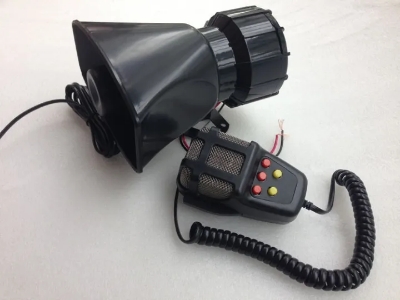 Picture of Car Siren Horn 5 Tone Vehicle Siren Speaker with Mic