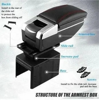 Picture of Car Center Console Armrests Storage Box