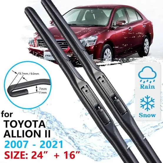 Picture of Car Front Wiper Blades For Toyota Allion Premio Axio