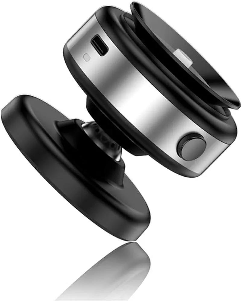 Picture of Electric Vacuum Magnetic Suction Car Phone Mount, 2024 New Upgraded Version Magnetic Vacuum Adsorption Mobile Phone Holder