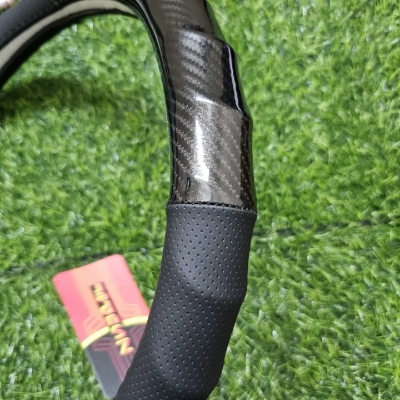Picture of Car Steering Wheel Cover Carbon fiber