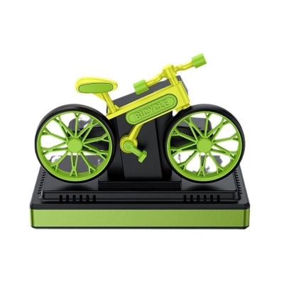 Picture of Car solar bike shape fragrance perfume tire rotation Solar air freshener perfume