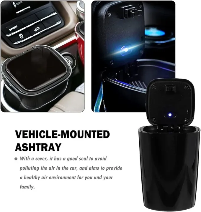 Picture of Arcanine Car Ashtray with Lid, Portable Ashtray for Car, Mini Car Trash Can, Home. Office