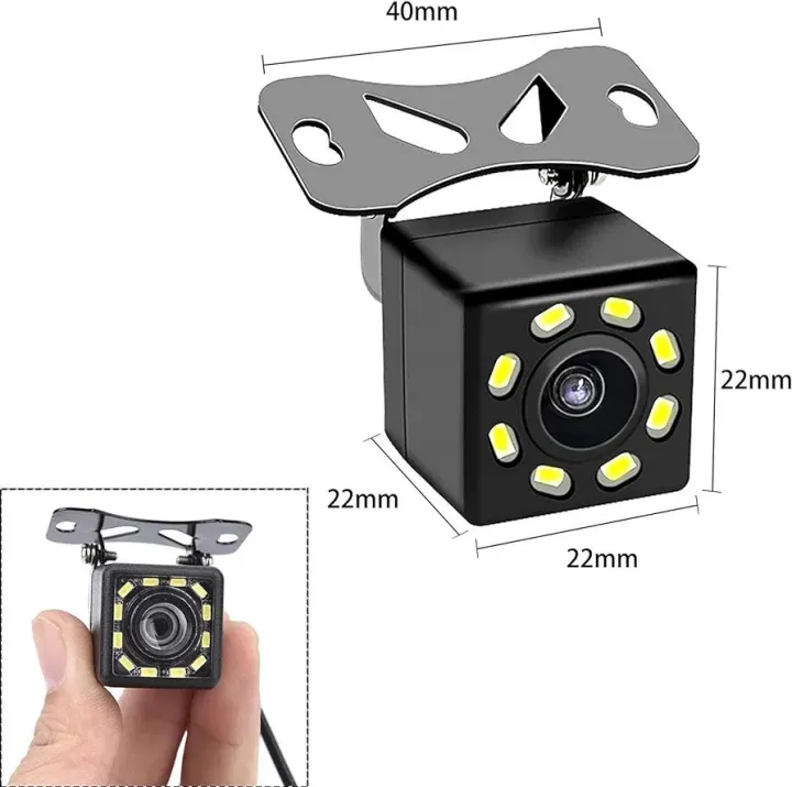 Picture of Car Backup Camera, 8 LED Hd Reverse Camera with Night Vision,