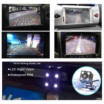 Picture of Car Reverse Camera 4 LED Night Vision
