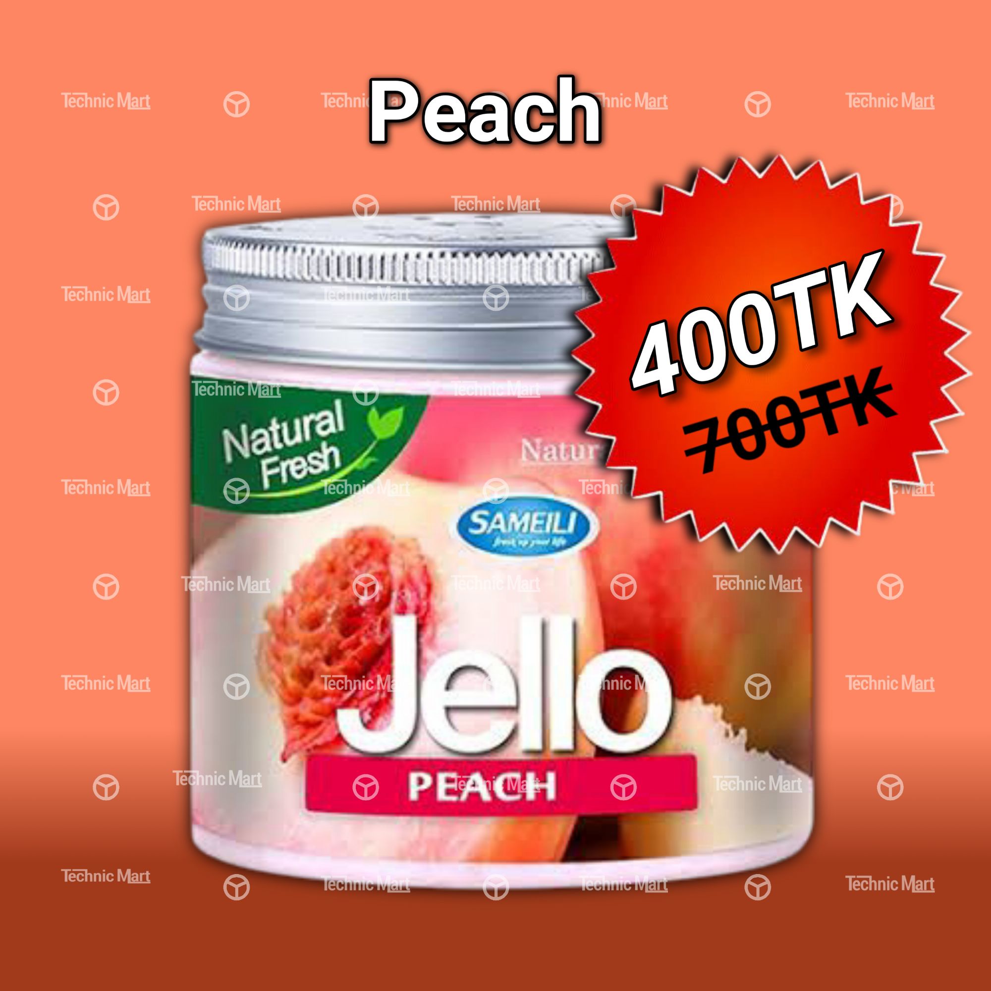 Picture of Jello Air Freshener- peach  - Car, Home, Office perfume