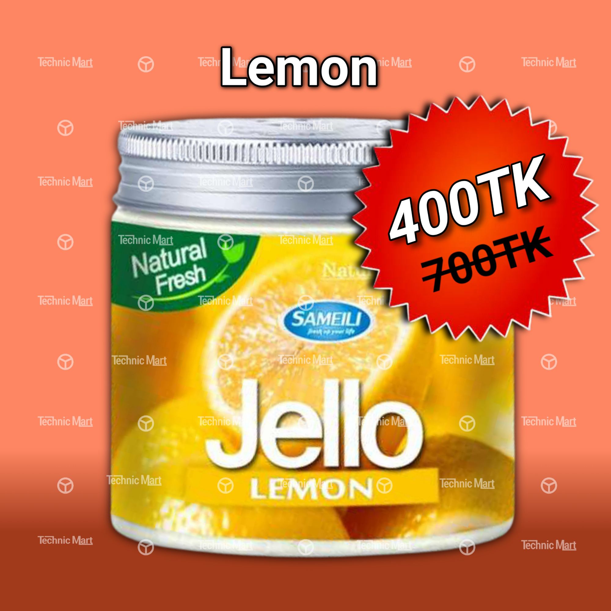 Picture of Jello Air Freshener- Lemon  - Car, Home, Office perfume