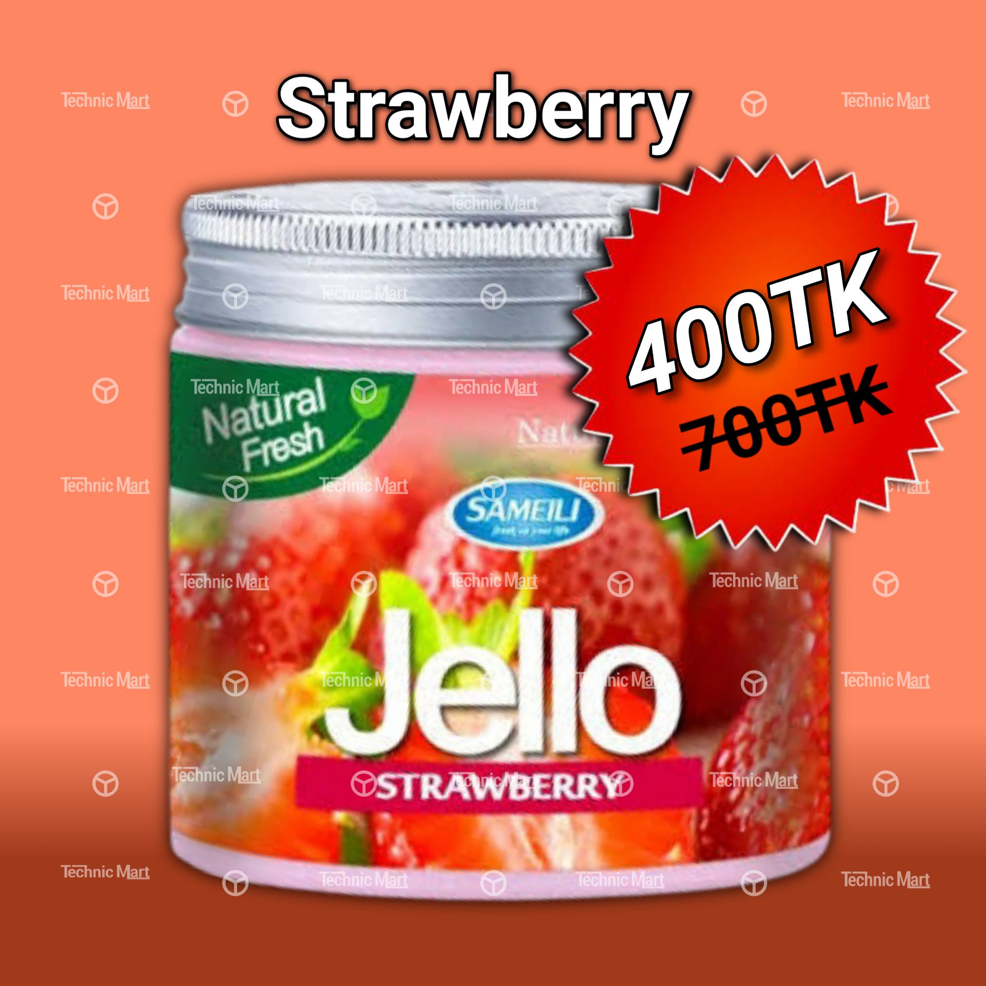 Picture of Jello Air Freshener- Strawberry - Car, Home, Office perfume