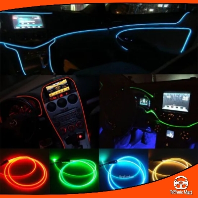 Picture of Car Neon Light Car Interior Lighting Strip 3 Meters