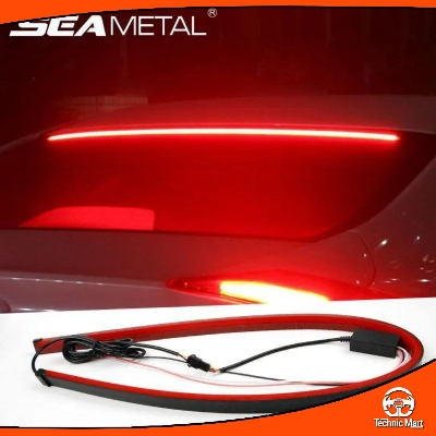 Picture of 12V LED Car Brake Lights Auto Rear High Brake Lamps for Decorative Warning Light Automobiles Signal Flexible Mount Lamp 90cm