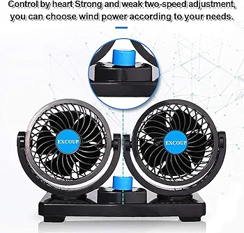 Picture of Electric Car Dashboard Cooling Fan 12V