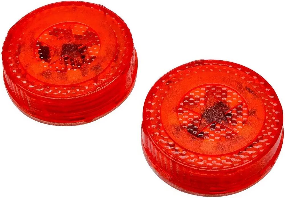 Picture of LED Car Door Warning Lights, 2 x Car Door Warning Light Waterproof Led Anti-Collision Lights Lights Auto Warning Lamp Red Stop