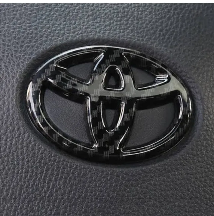 Picture of Universal Toyota Steering Wheel Logo Carbon