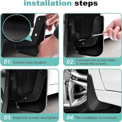 Picture of 4Pcs Toyota Hiace Mudguard 2008-2018