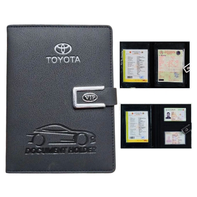 Picture of Universal Car Duconemt Holder 5 pocket Up Leather