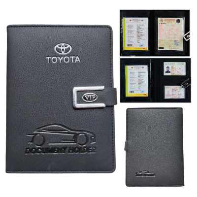 Picture of Universal Car Duconemt Holder 5 pocket Up Leather