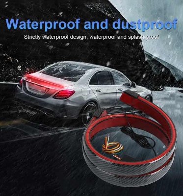 Picture of Car F30 LED Spoiler Dynamic Turn Signal Brake Light Rear Trunk Roof Spoiler