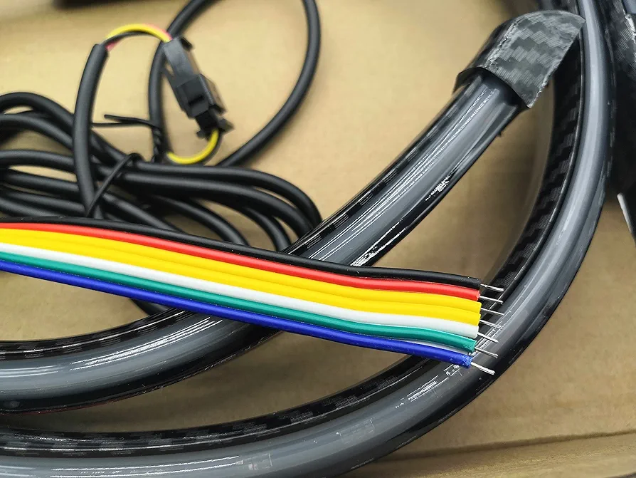 Picture of Car F30 LED Spoiler Dynamic Turn Signal Brake Light Rear Trunk Roof Spoiler