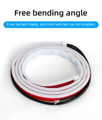 Picture of LED Car Door Anti-Collision Warning Light Welcome Light Car Universal Decorative Light Belt Car Door Atmosphere Lamp Easy