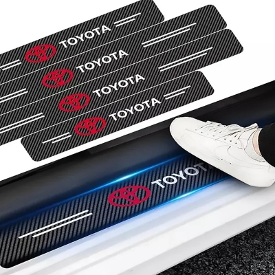 Picture of Toyota Carbon Fiber Car Door Sill Sticker Protector