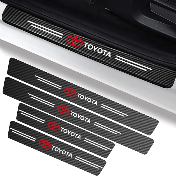 Picture of Toyota Carbon Fiber Car Door Sill Sticker Protector